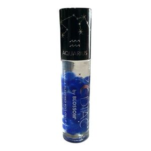 Blossom Aquarius Zodiac Lip Gloss – Vanilla Scented w/ Crystals